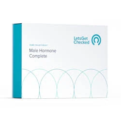 LetsGetChecked - At-Home Male Hormone Complete Test | Check Your Testosterone Cortisol and Other Hormone Levels | Private and Secure | Online Results