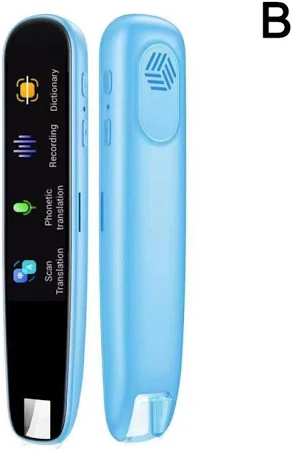 Offline Translation Pen, 123 Languages Translator Device With OCR Scan, Voice Recording & Photo Translation For Student - Blue | Trendy Discount Goods