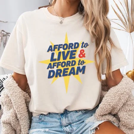 Zohran Mamdani Shirt, Afford to Live Afford Dream Tee, Political Activism Tshirt