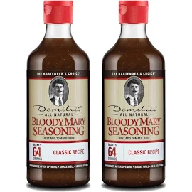 Demitri's Classic Bloody Mary Seasoning Mix, 16 0z Bottles (Pack of 2)