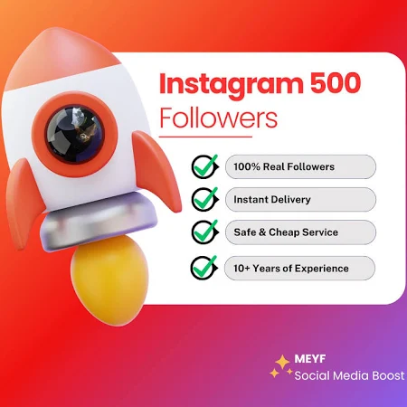 500 Instagram Followers | 100% Real, Cheap & Safe | Trusted Growth Service | Fast | Quality Followers