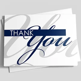 Classic Thank You - Thank You Cards - 25 ct