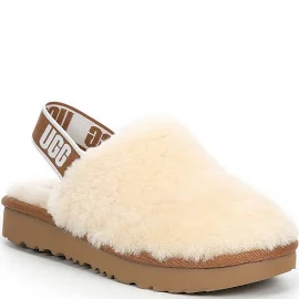 Ugg Fluff Yeah Genuine Shearling Clog in Natural