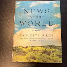 Bestseller News Of The World A Novel By Paulette Jiles Hardcover | Color: Blue