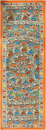exotic india Mandala Art Madhubani Painting