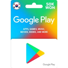 Google Play KRW 50000 Gift Card | Korea Account