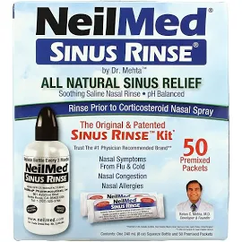 NeilMed Sinus Rinse Kit, 50 packet