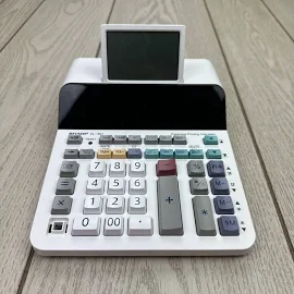 Sharp EL-1901 Paperless Printing Calculator Excellent Condition NOT WORKING - Office | Size: s