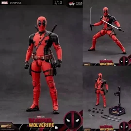 Deadpool & Wolverine Action Figure Collectible Model Movable Joints Zd